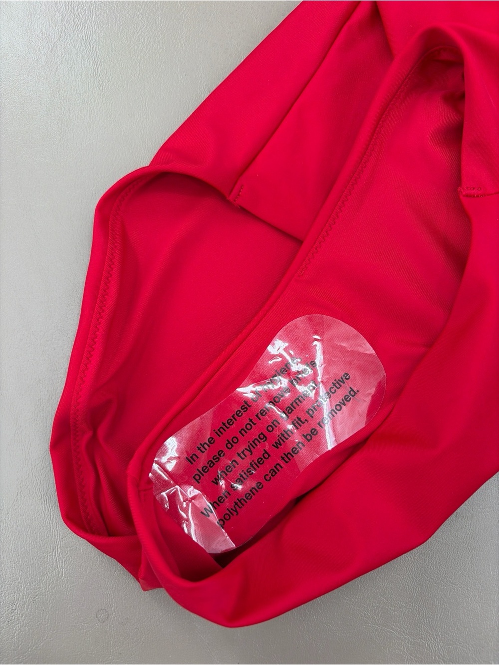 Quince Italian Underwire Red Structured One-Piece Swimsuit Size Medium NWT - Picture 7 of 13